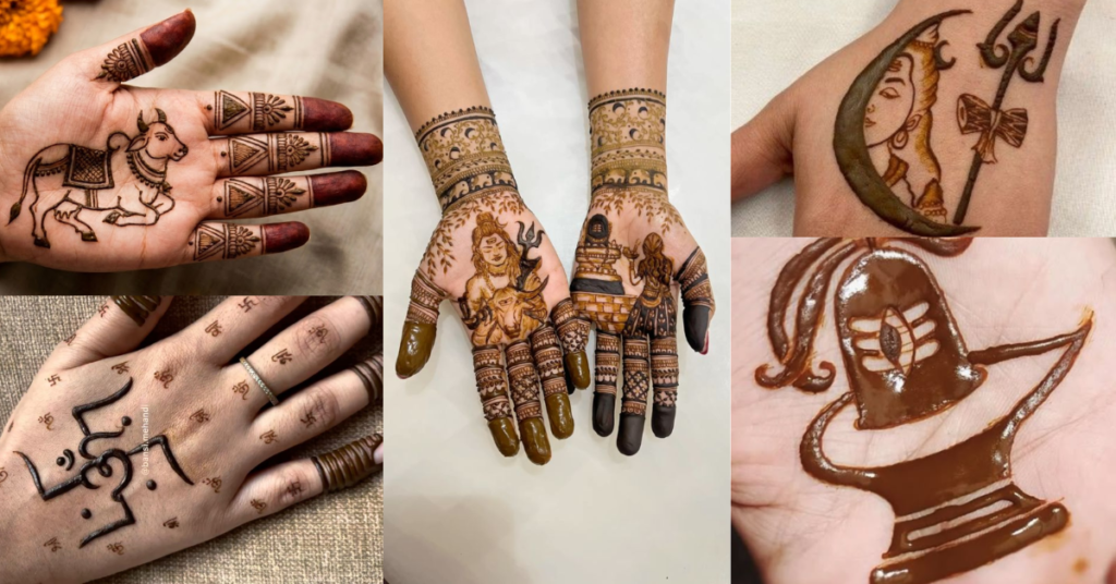 Shivratri Mehndi Design