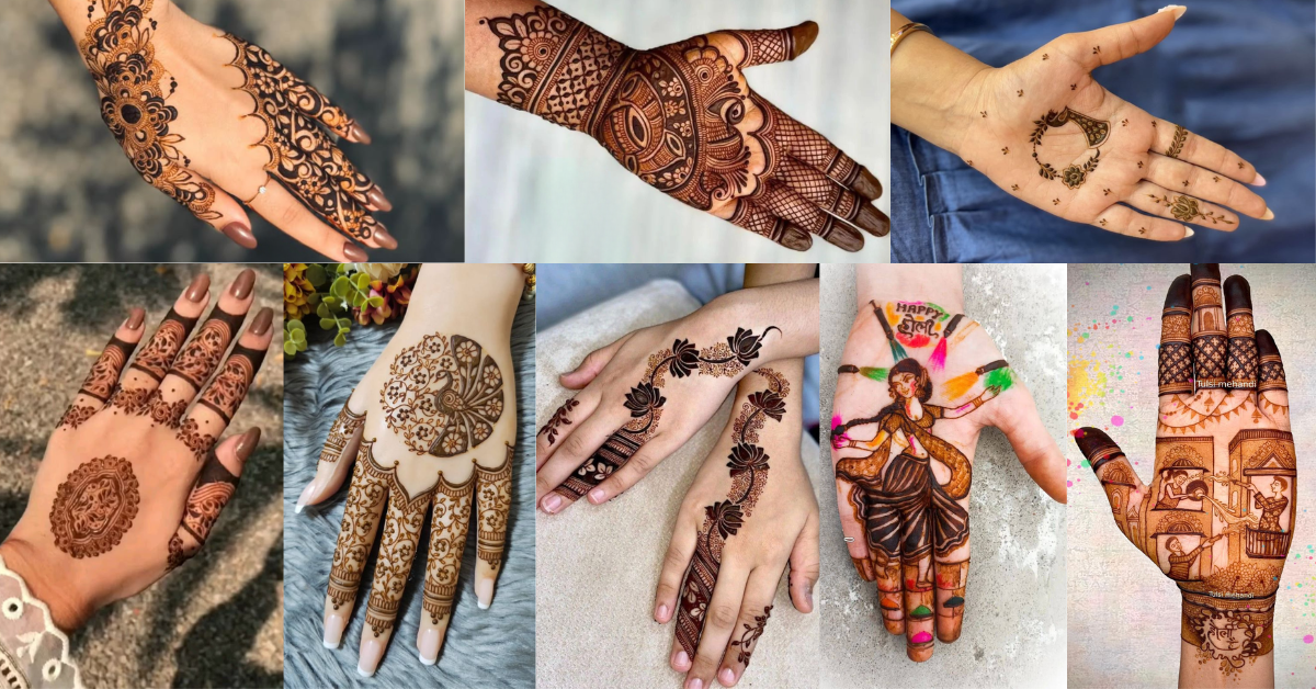 Holi Mehndi Design