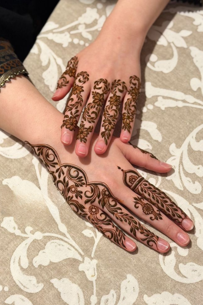 Holi Mehndi Design 2026: The Fusion of Colors and Henna Arabic Style Bold Design