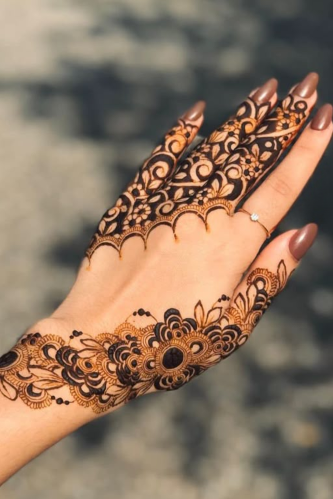 Holi Mehndi Design 2026: The Fusion of Colors and Henna Arabic Style Bold Design
