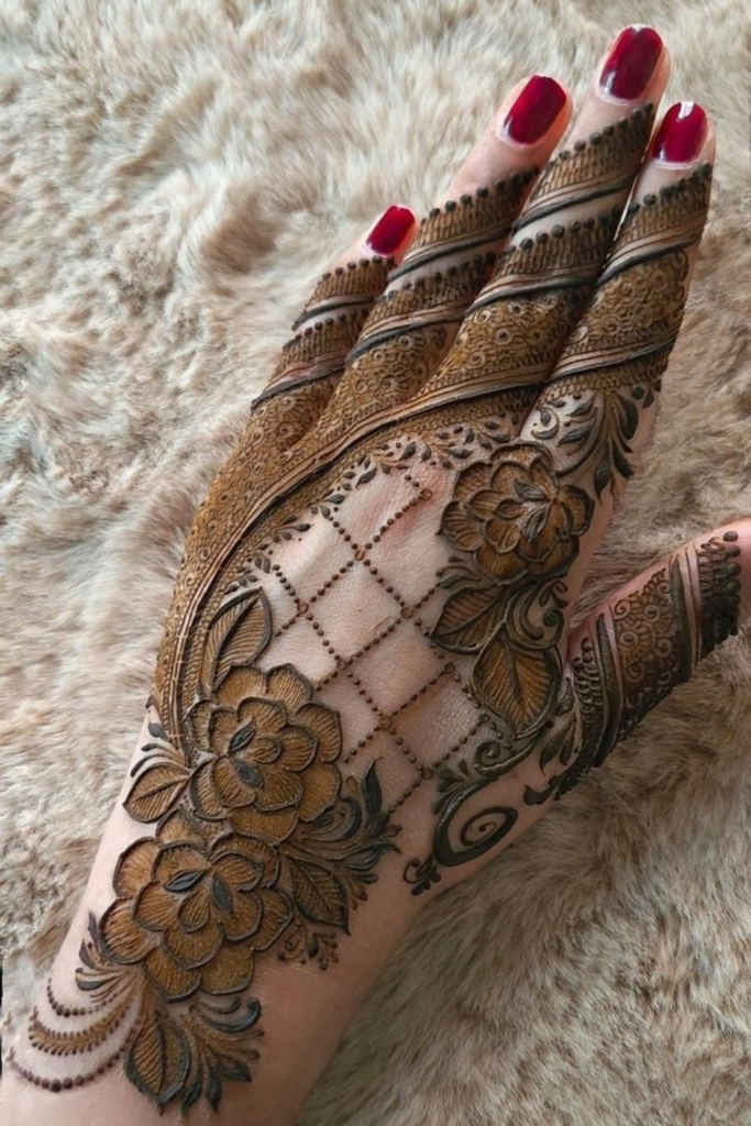 Holi Mehndi Design 2026: The Fusion of Colors and Henna Arabic Style Bold Design
