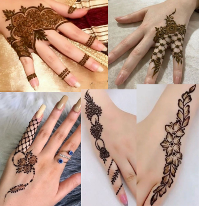 Minimal mehndi design