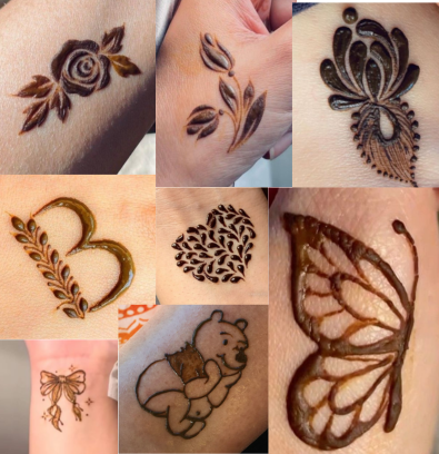 Minimal mehndi design