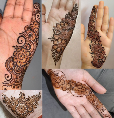 Minimal mehndi design