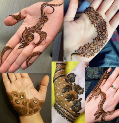 Minimal mehndi design