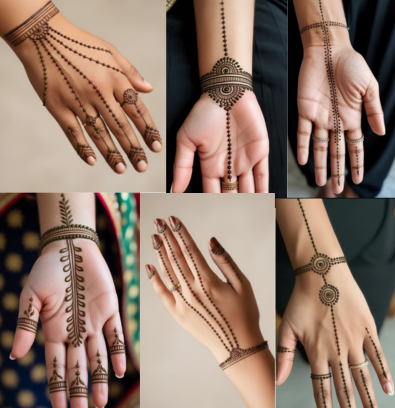Minimal mehndi design