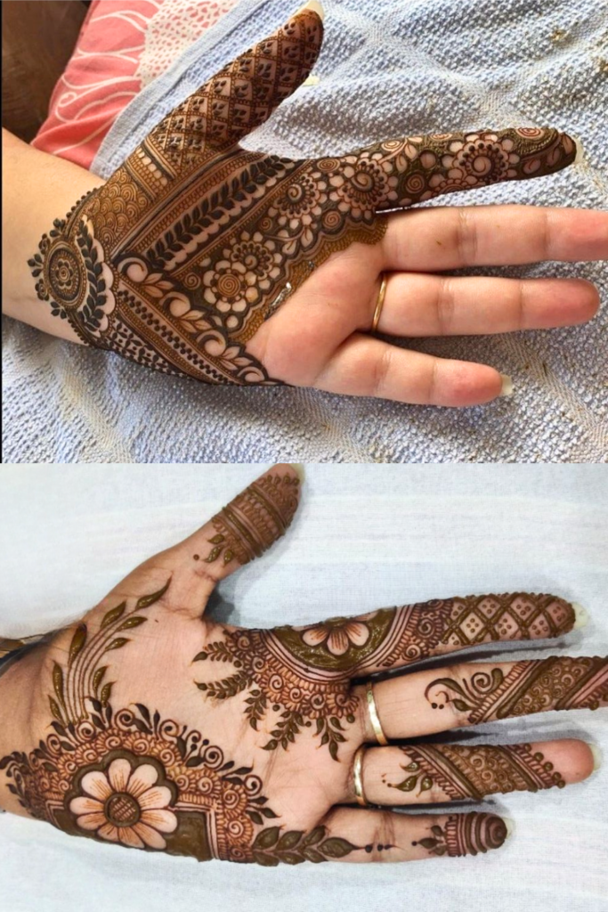 arabic bail mehndi design