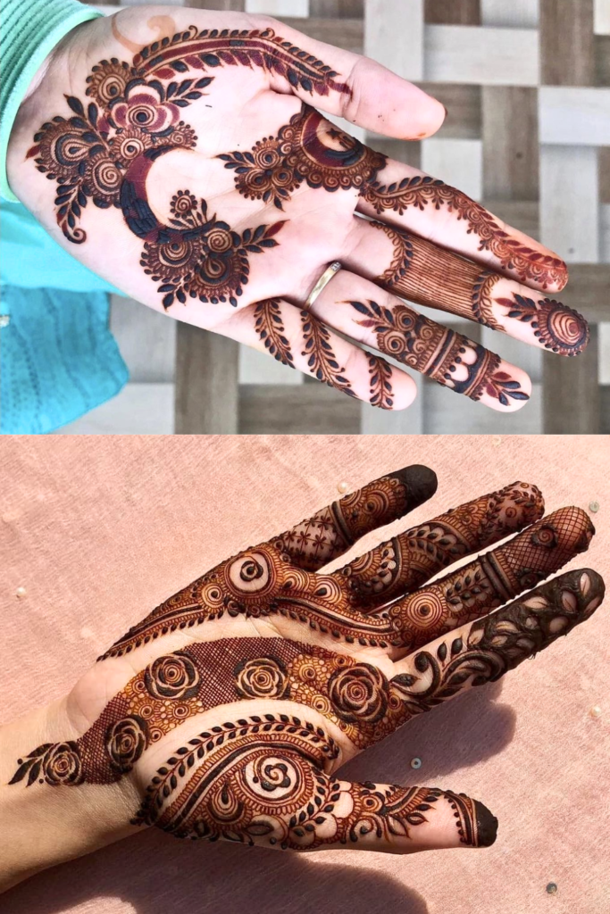 arabic bail mehndi design 