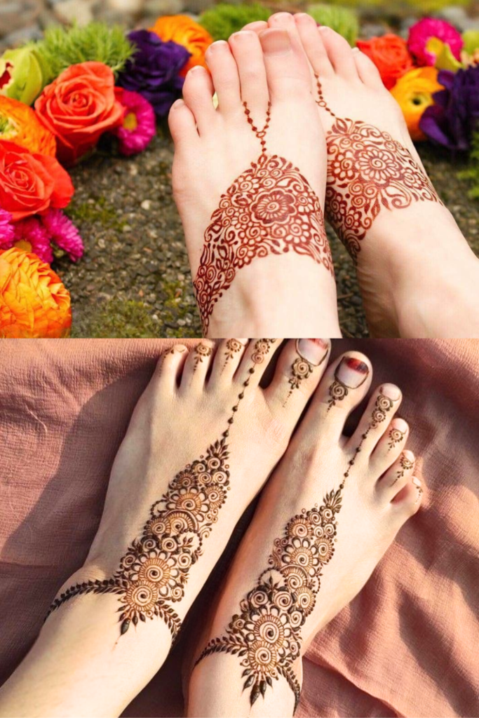 Foot Mehndi Design 2026: A Guide to the Art of Adorning Your Feet arabic foot mehndi design