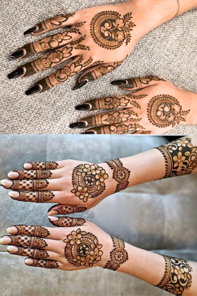 arabic round mehndi 