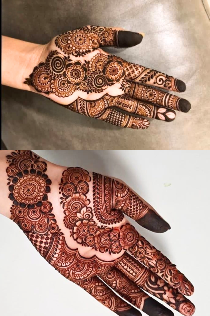 bridal bail mehndi design 