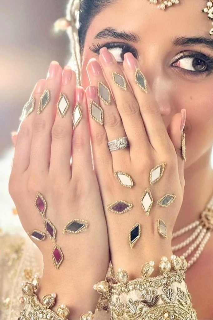 bridal kundan mehndi 