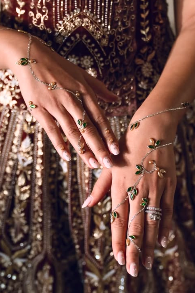 bridal kundan mehndi 