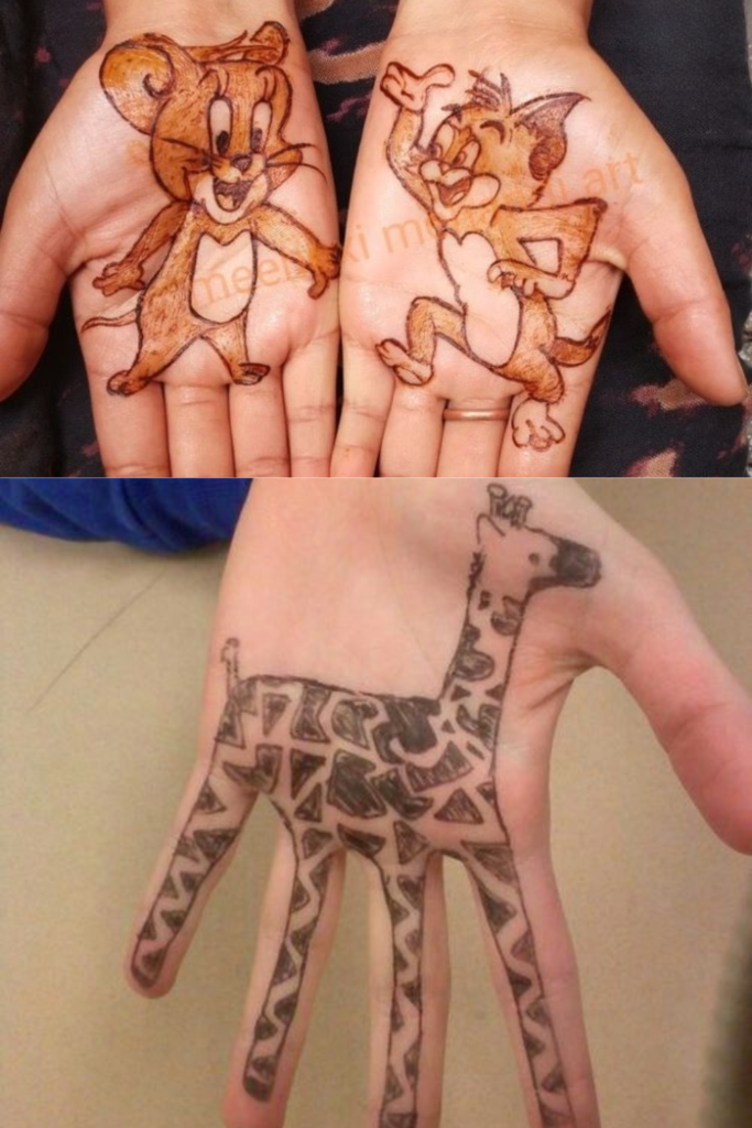 Cartoon Mehndi Design 2026: A Playful Twist on Tradition Best Occasions to Get It