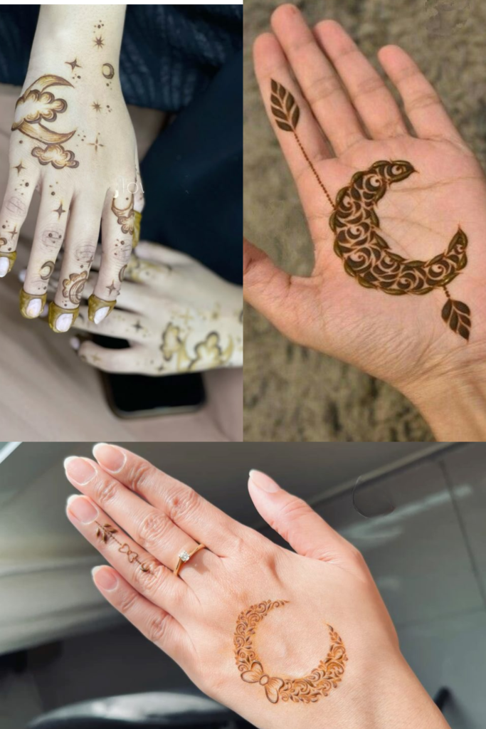 minimal chand mehndi 