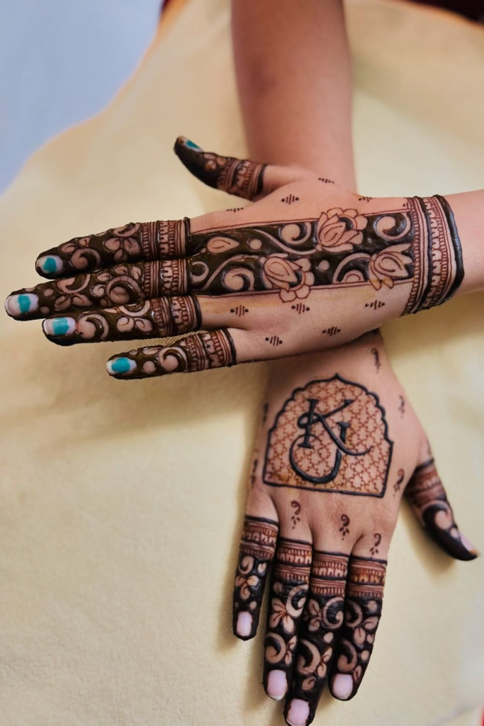 bridal chand mehndi 