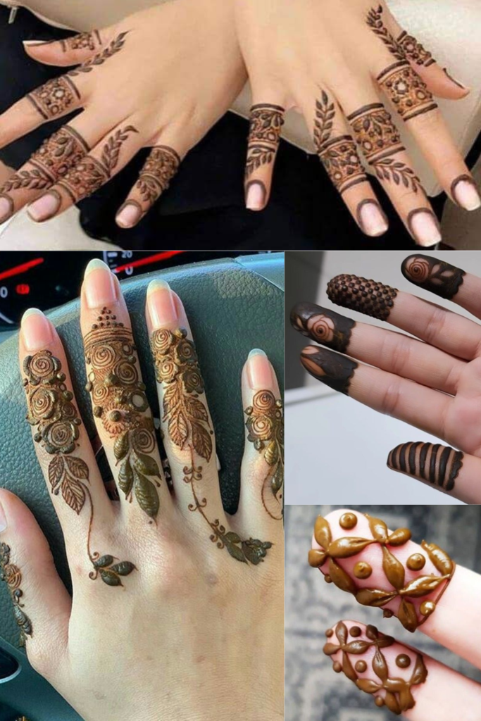 25+ Eid Mehndi Designs 2026: A Celebration of Tradition and Elegance finger only eid mehndi design