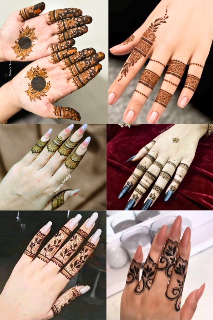 25+ Eid Mehndi Designs 2026: A Celebration of Tradition and Elegance finger only eid mehndi design