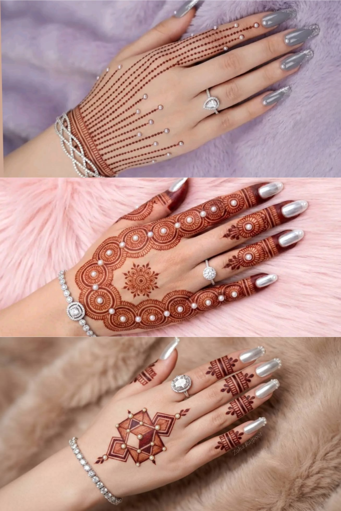 25+ Eid Mehndi Designs 2026: A Celebration of Tradition and Elegance glitter eid mehndi design