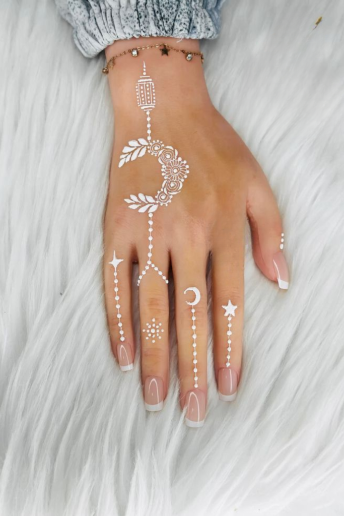 Stunning White Henna Designs 2026: Elegant Trends You’ll Absolutely Love Minimalist and Geometric