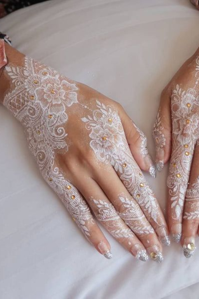Stunning White Henna Designs 2026: Elegant Trends You’ll Absolutely Love White Henna in Bridal Contexts