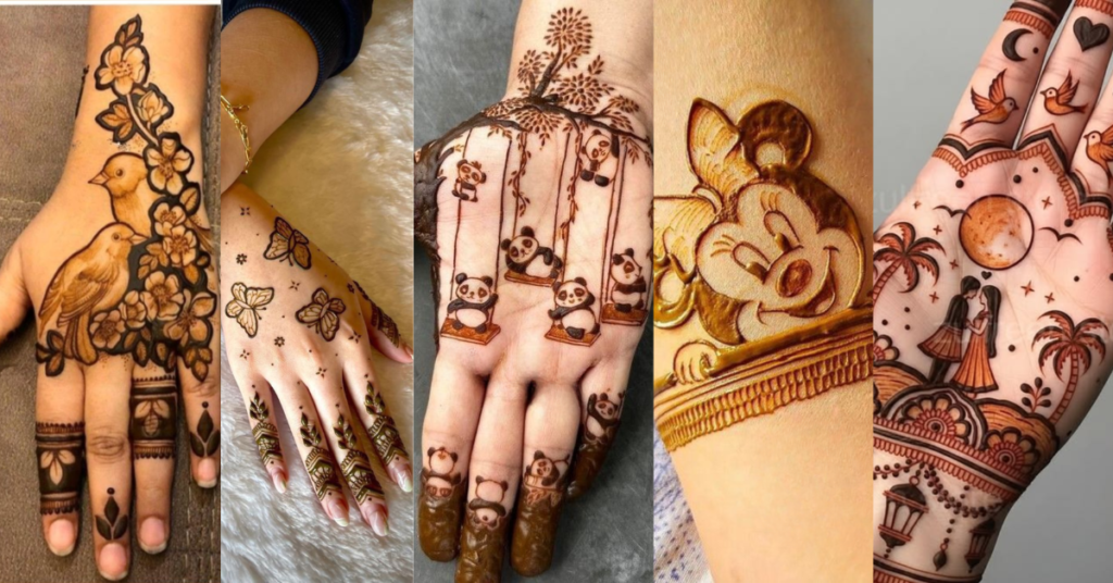 Cartoon Mehndi Design