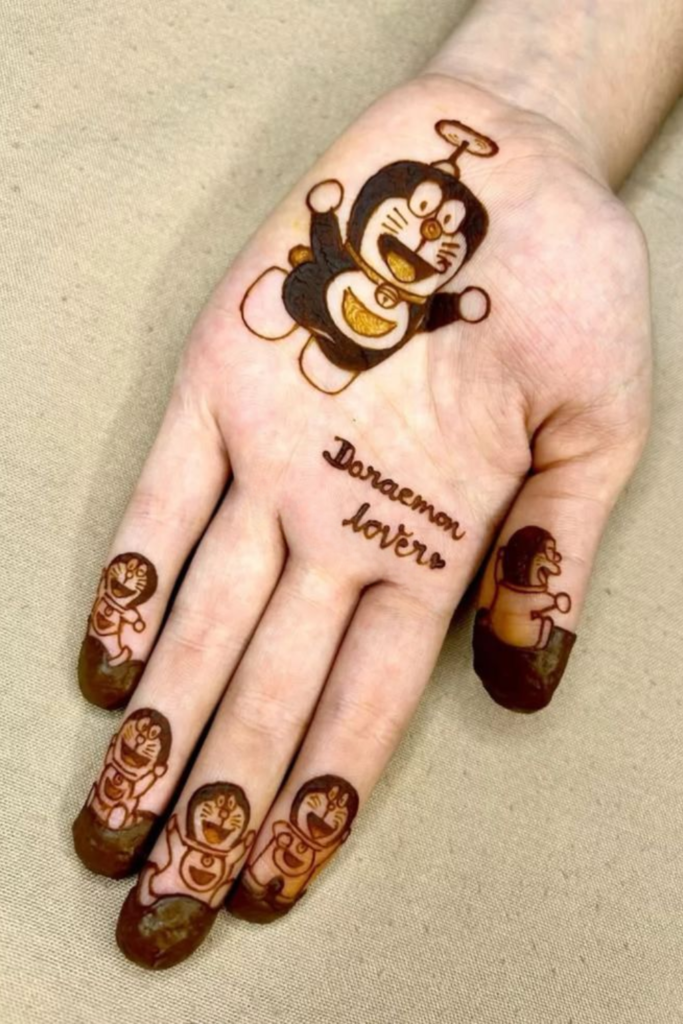 Cartoon Mehndi Design 2026: A Playful Twist on Tradition what is cartoon mehndi