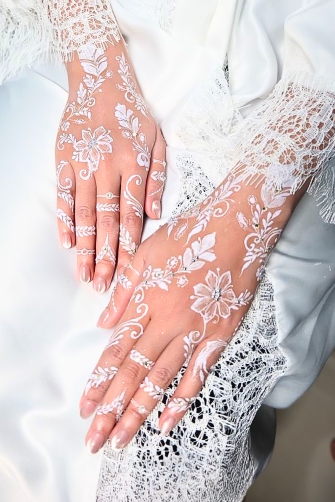 Stunning White Henna Designs 2026: Elegant Trends You’ll Absolutely Love Floral and Botanical Designs