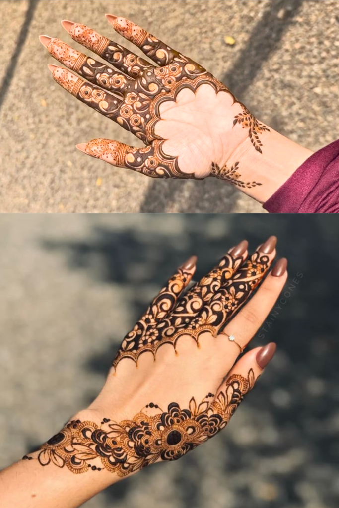 25+ Eid Mehndi Designs 2026: A Celebration of Tradition and Elegance indo arabic fusion eid mehndi design