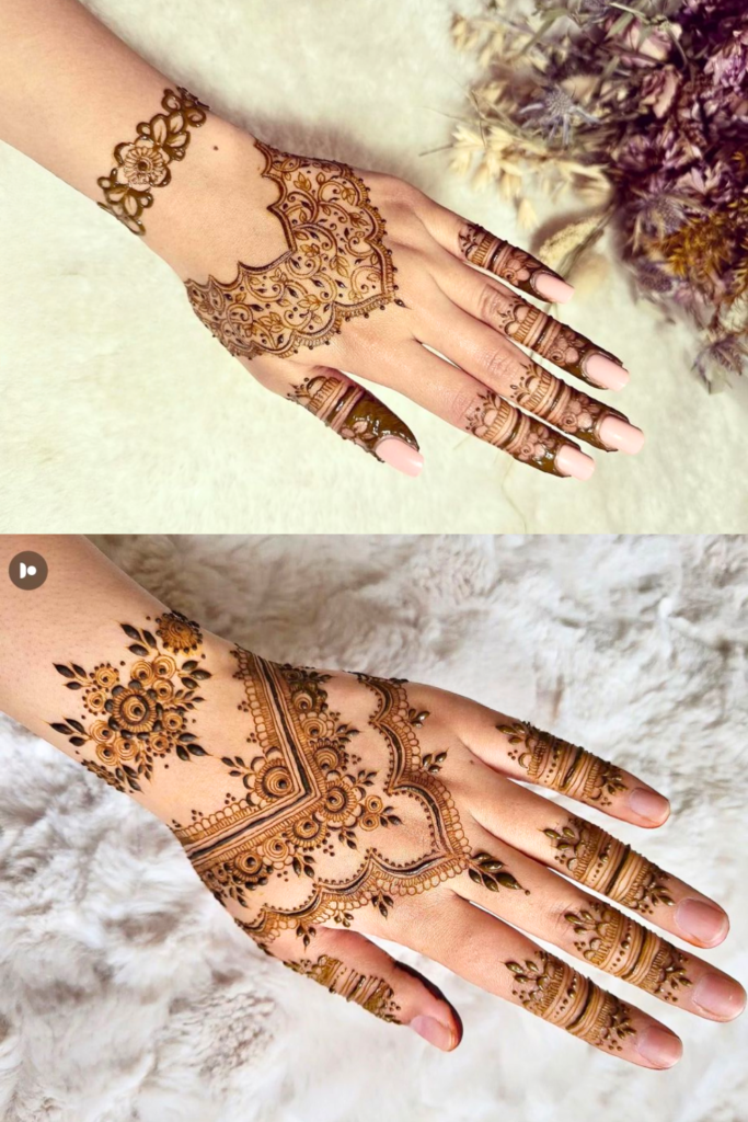 25+ Eid Mehndi Designs 2026: A Celebration of Tradition and Elegance indo arabic fusion eid mehndi design