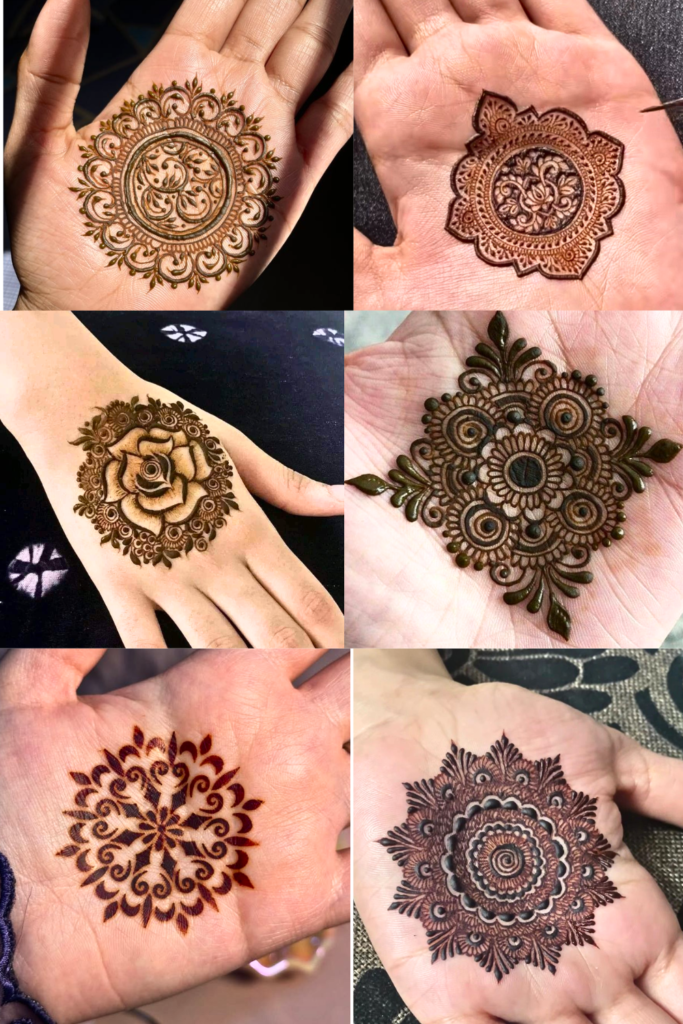mandala round mehndi