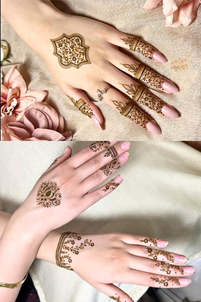 25+ Eid Mehndi Designs 2026: A Celebration of Tradition and Elegance minimalist eid mehndi design