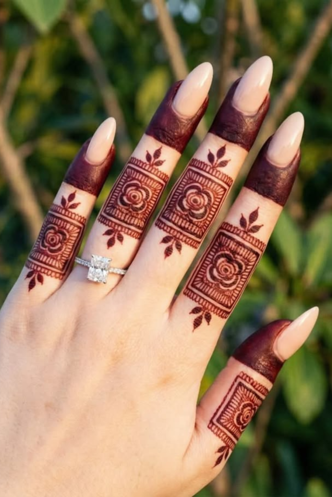 moroccan aesthetic mehndi design 