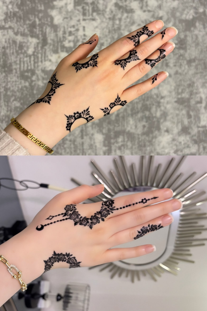 pakistani aesthetic mehndi design 