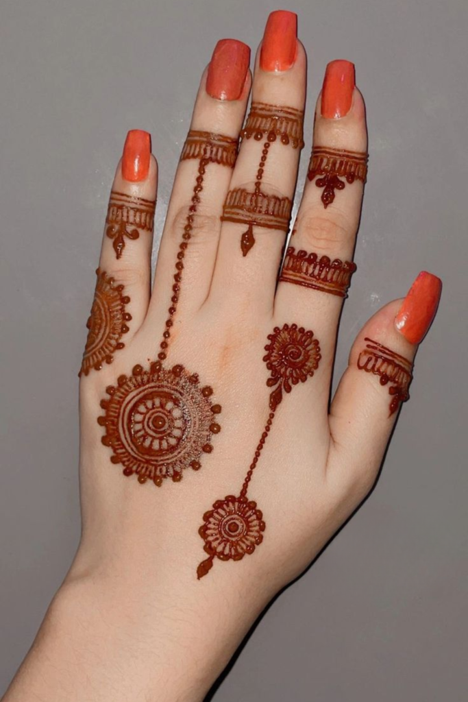 pakistani aesthetic mehndi design