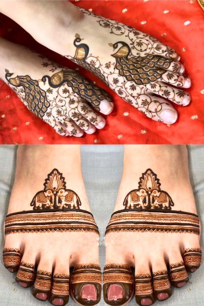 Foot Mehndi Design 2026: A Guide to the Art of Adorning Your Feet peacocks foot mehndi design