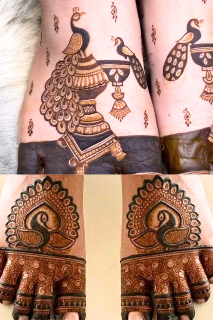 Foot Mehndi Design 2026: A Guide to the Art of Adorning Your Feet peacocks foot mehndi design