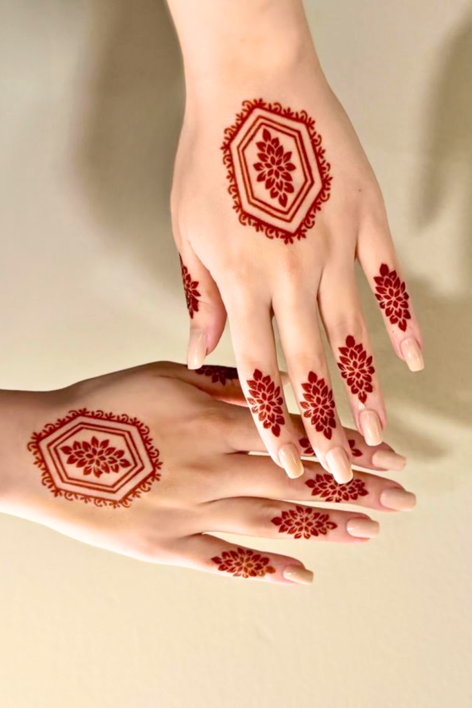 rajesthani aesthetic mehndi design 