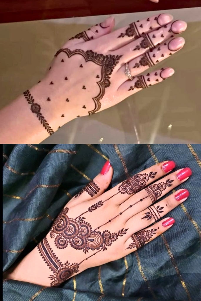rajesthani aesthetic mehndi design 