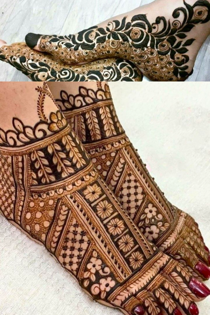 Foot Mehndi Design 2026: A Guide to the Art of Adorning Your Feet traditional indian foot mehndi design