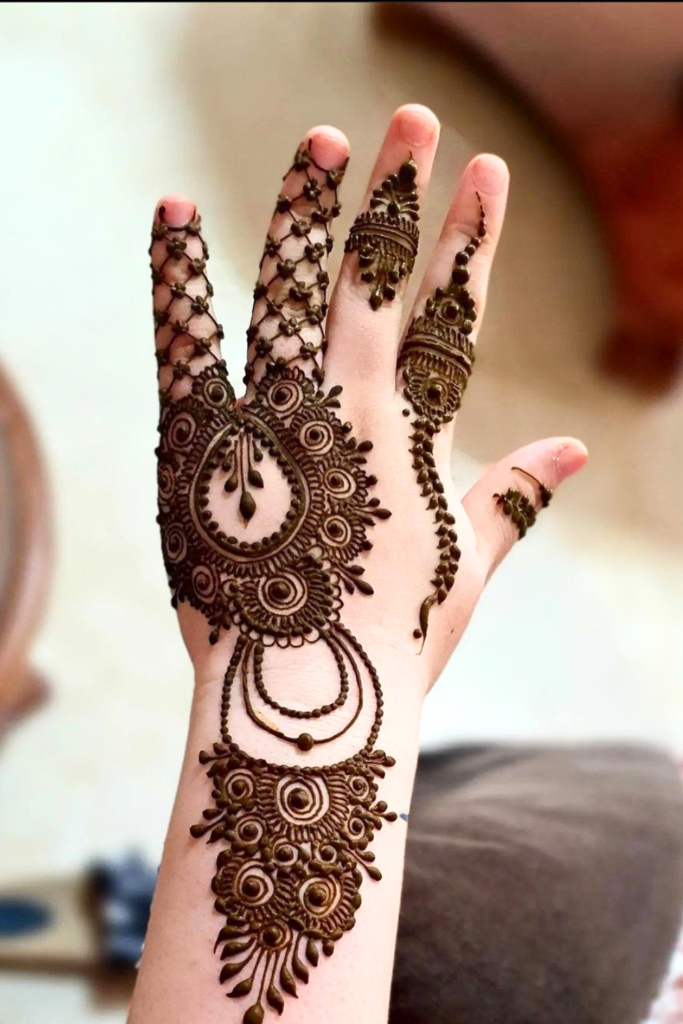 arabic kids mehndi design