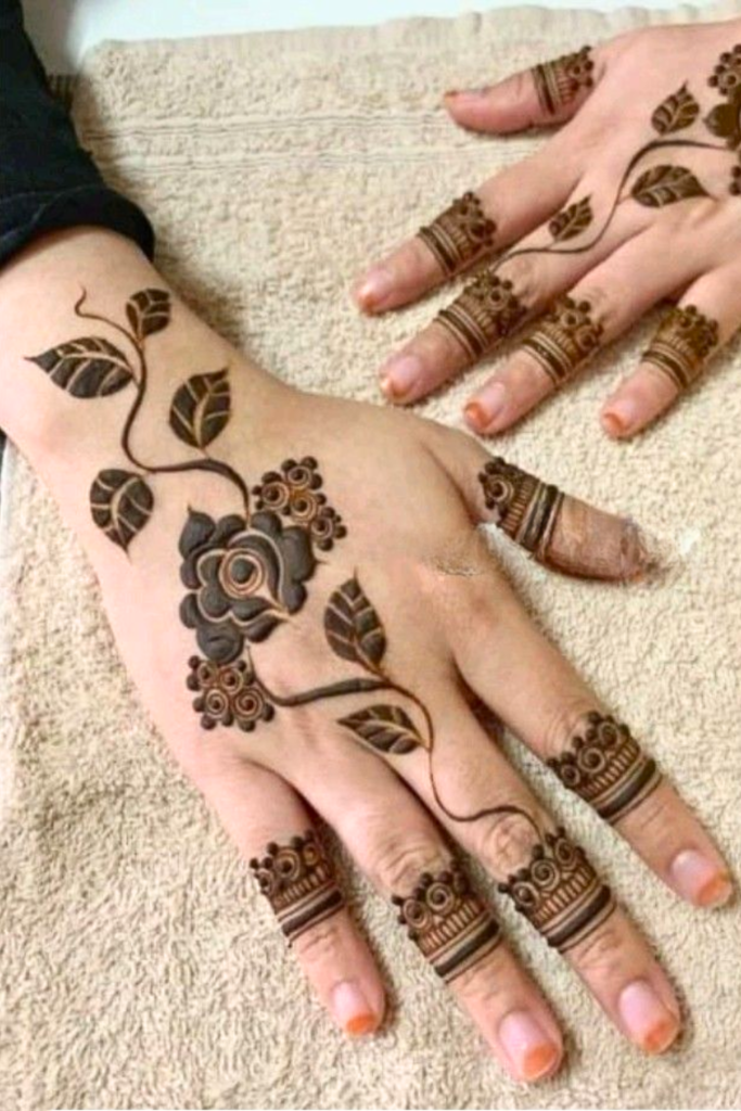 dubai rose mehndi
