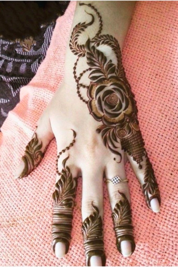 dubai rose mehndi 