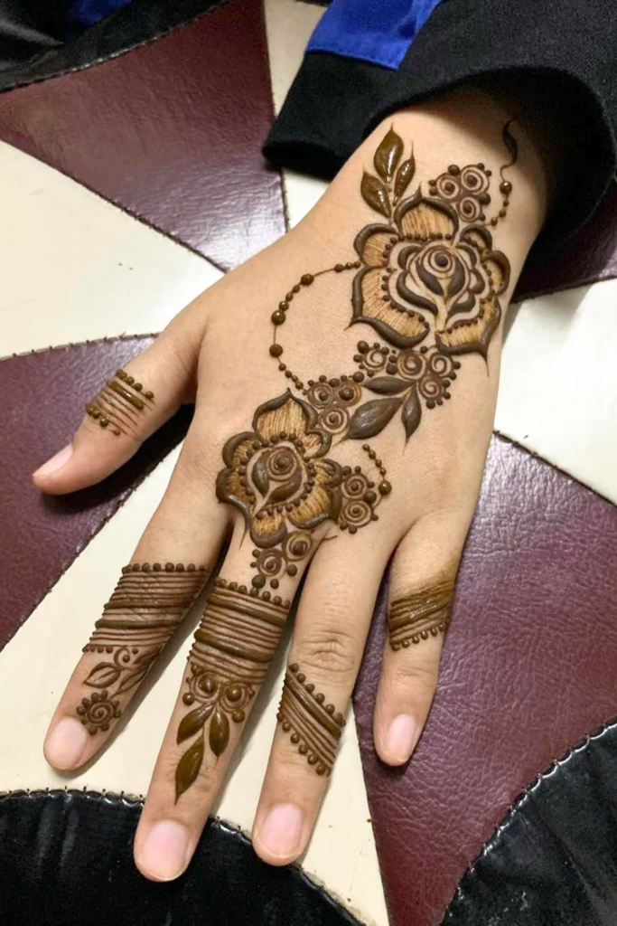 dubai rose mehndi 