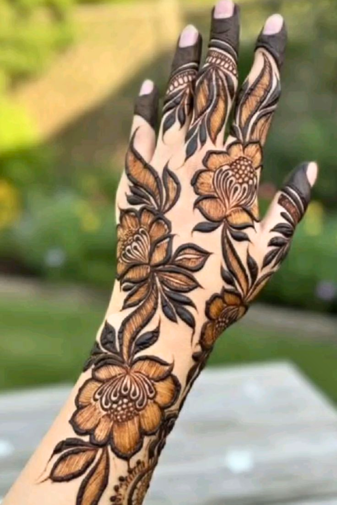 floral dubai mehndi