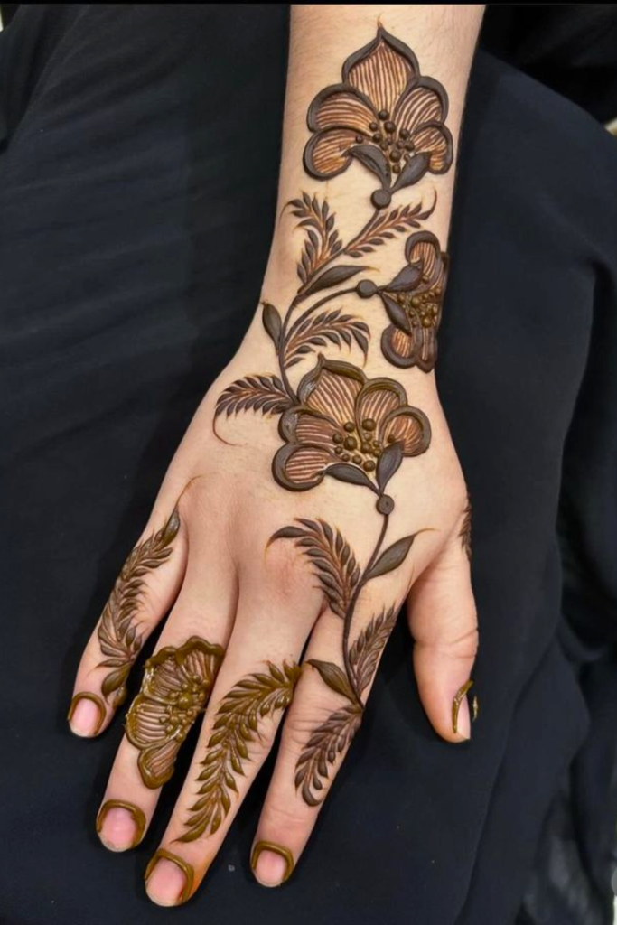 floral dubai mehndi