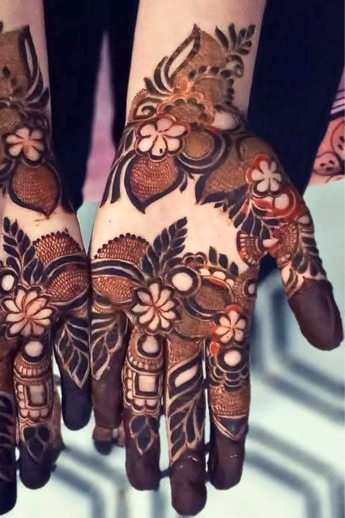 indian fronthand mehndi