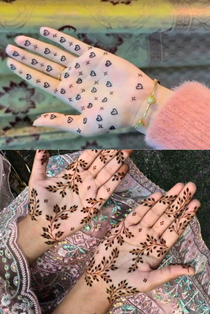 minimal fronthand mehndi 