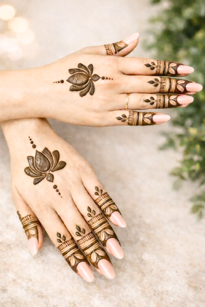 minimalist pakistani mehndi