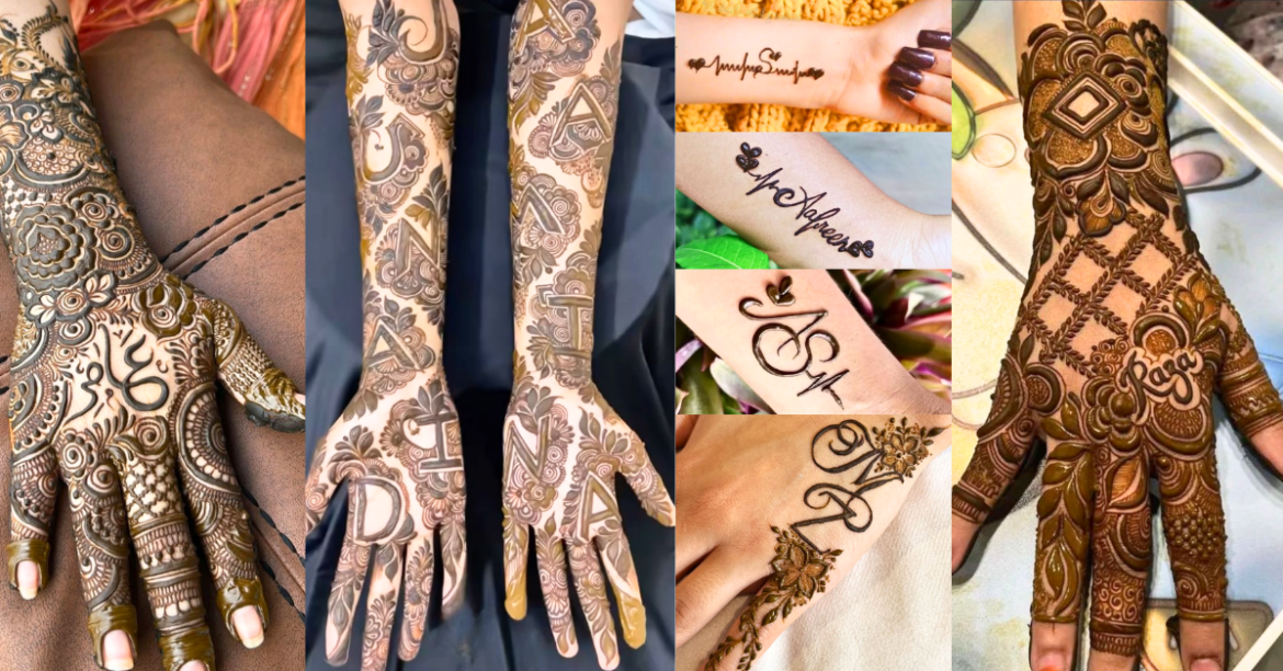 names mehndi design